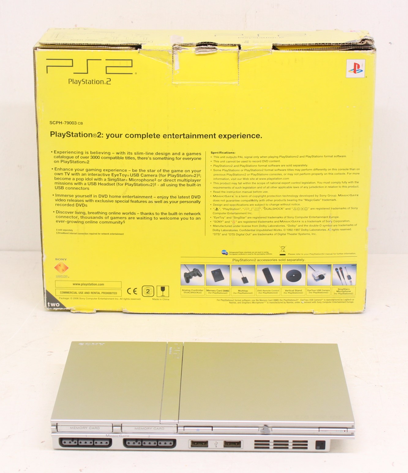 Playstation: A boxed Sony Playstation 2 Slim console; together with a collection of games, - Image 4 of 4