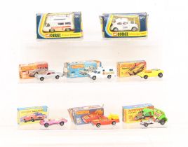 Diecast: A collection of assorted boxed diecast vehicles to include: Corgi Hi-Speed Ambulance 700,