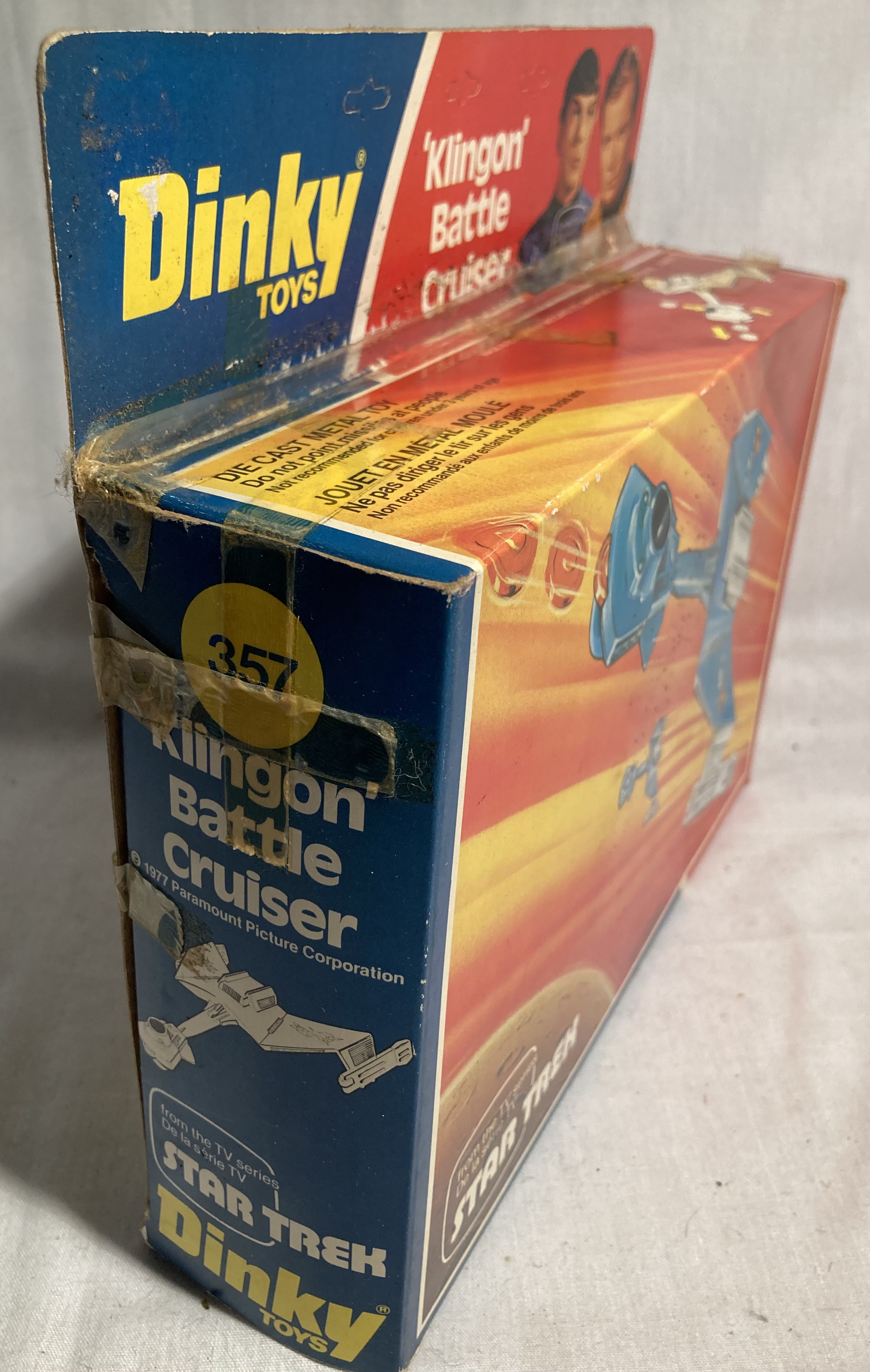 Dinky: A boxed Dinky Toys, Star Trek Klingon Battle Cruiser, Reference 357, in excellent original - Image 7 of 7