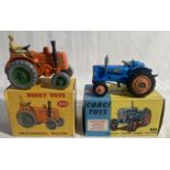 Diecast: A boxed Dinky Toys Field-Marshall Tractor, 301, near mint condition in very good original