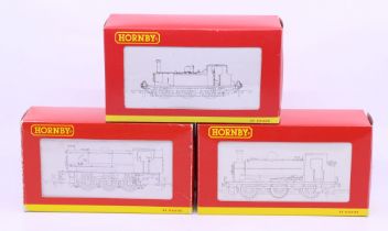 Hornby: A collection of three boxed Hornby, OO Gauge, tank locomotives to comprise: References: