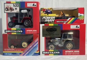 Britains: A collection of assorted Britains boxed vehicles to include: Tractor 5892 Centenary