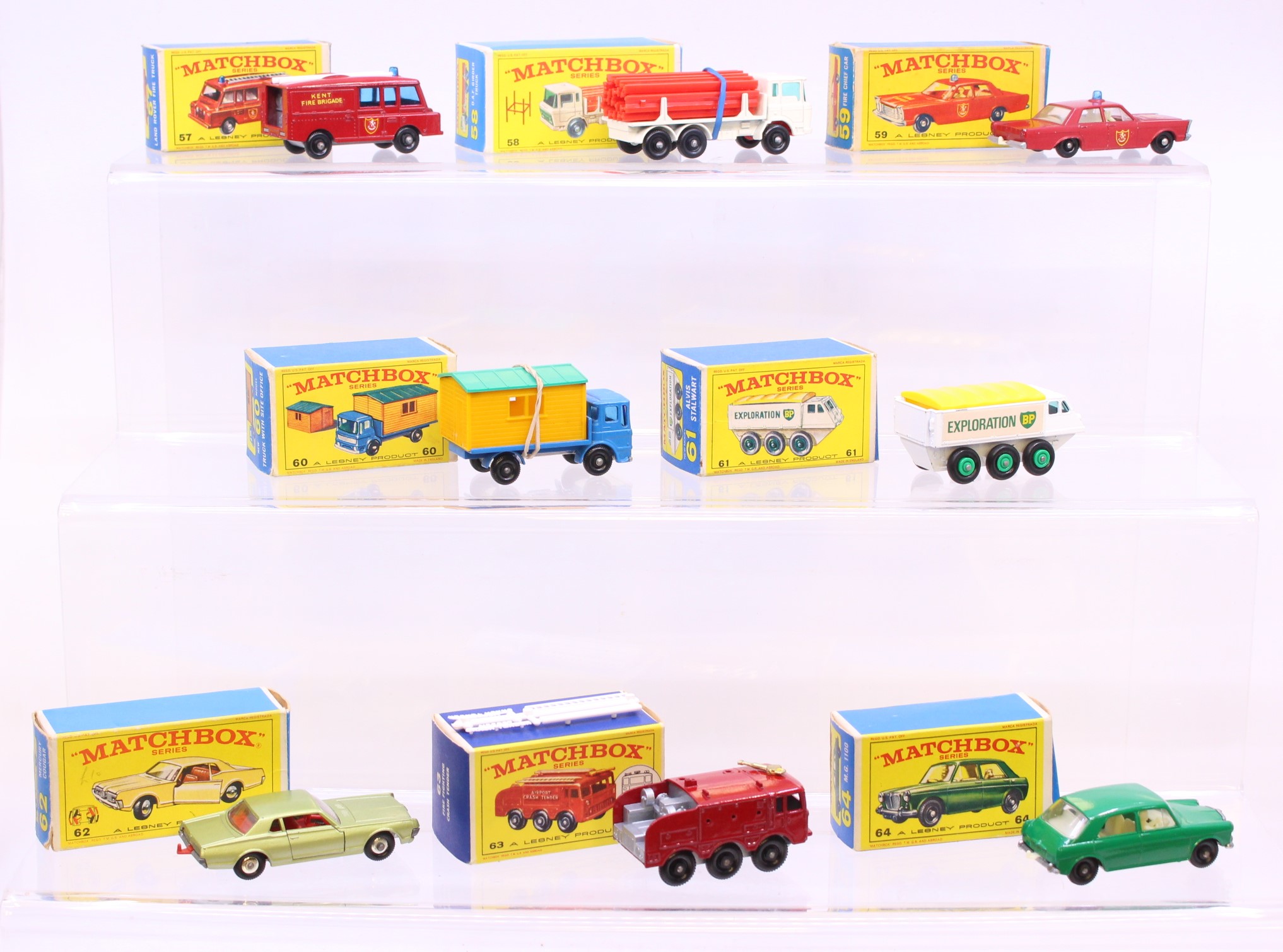 Matchbox: A collection of eight assorted boxed Matchbox 75 Series vehicles to comprise: Land Rover - Image 2 of 2