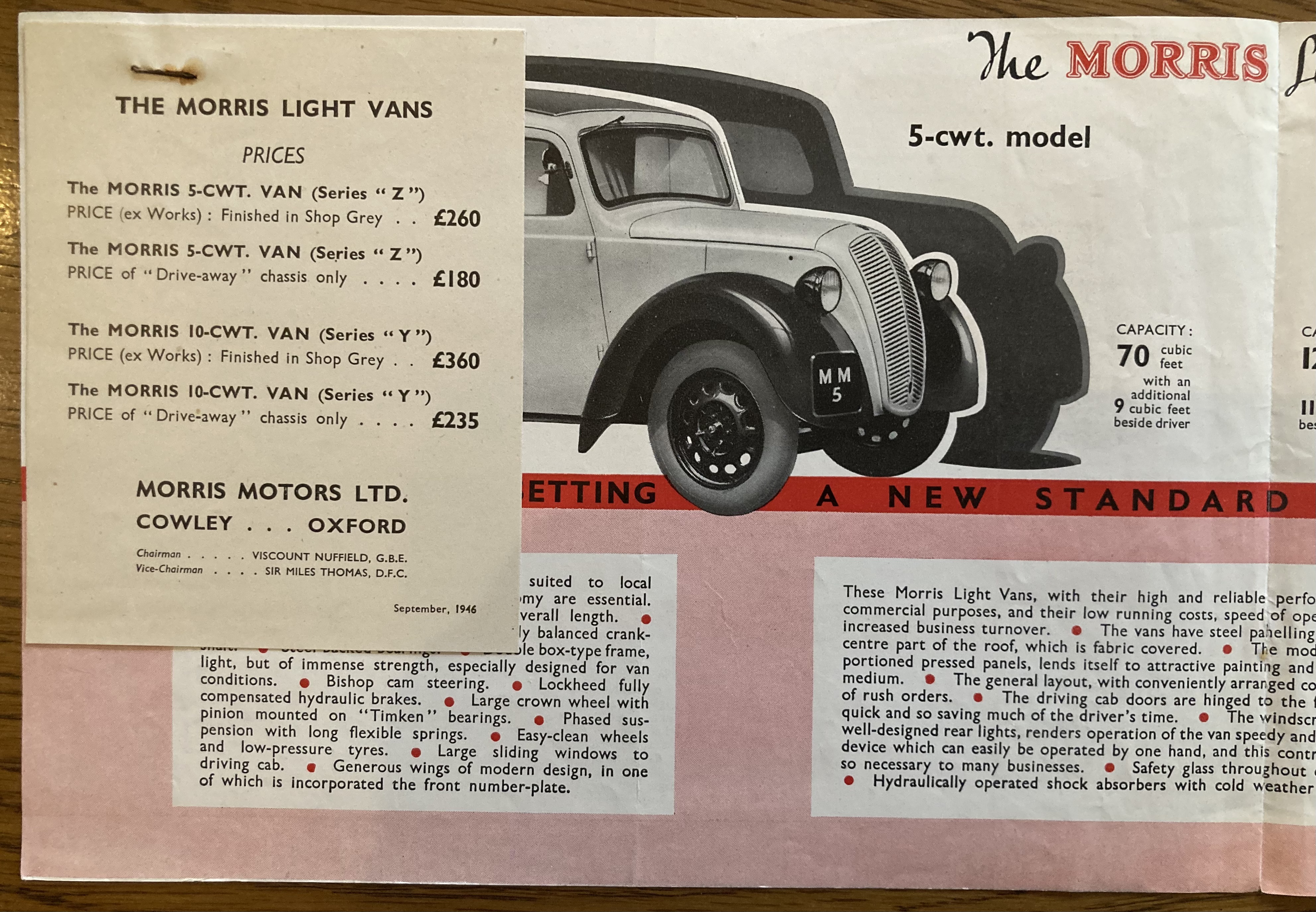 Motoring Interest: A collection of assorted vintage car brochures to include: Bedford Trucks, - Image 4 of 5