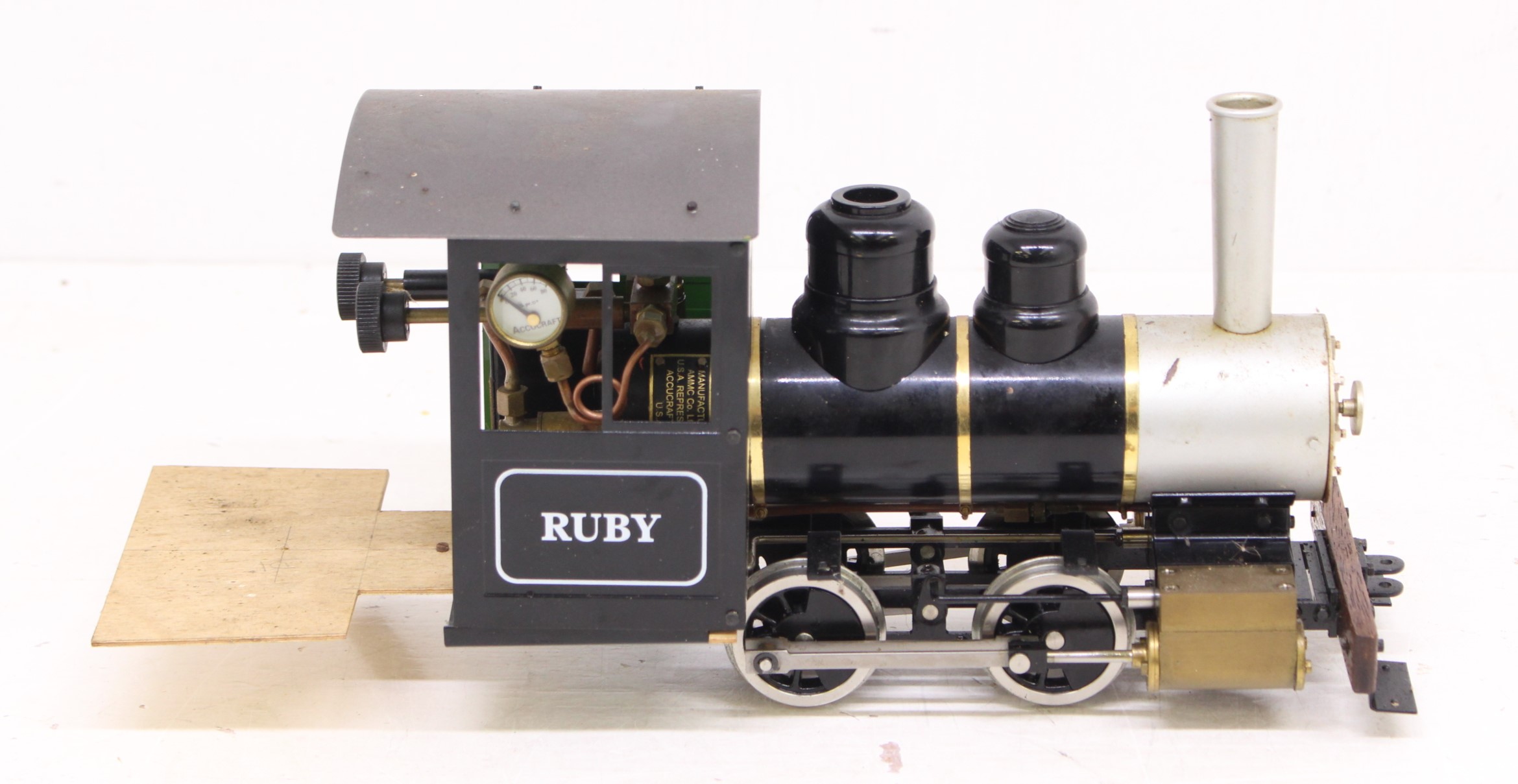 Accucraft: An Accucraft part-built Ruby locomotive, 45mm Scale. General wear expected with age. Used - Image 3 of 4