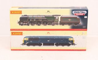 Hornby: A boxed Hornby, OO Gauge, BR 4-6-2 Duchess Class 8P 'City of Sheffield' locomotive and