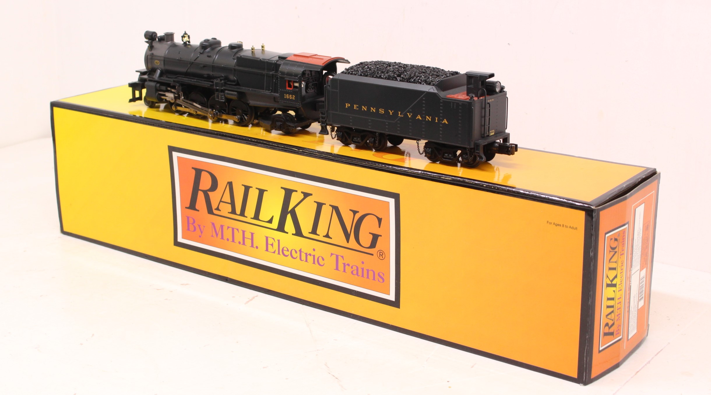 Railking: A boxed Railking by M.T.H. Electric Trains, Pennsylvania 2-8-2 L-1 Mikado Steam Engine - Image 3 of 3