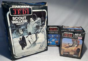 Star Wars: A boxed Star Wars: Return of the Jedi, Scout Walker Vehicle; together with a boxed Star