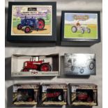 Diecast: A collection of assorted model tractors to include: Britains Ferguson T20 and Lanz D6006,