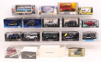 Diecast: A collection of assorted boxed diecast vehicles to include: Norev, Minichamps, Autoart,