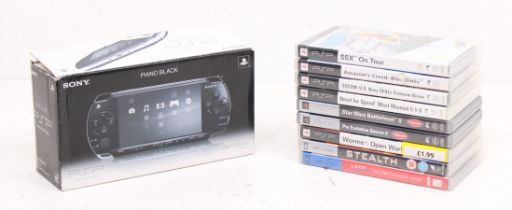 Video Games: A boxed Sony PlayStation Portable (PSP) console, in original box, Reference PSP-2003PB,