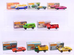 Matchbox: A collection of eight assorted boxed Matchbox 75 Series vehicles to comprise: Airport