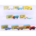 Matchbox: A collection of eight assorted boxed Matchbox 75 Series vehicles to comprise: Ford GT