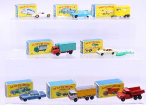 Matchbox: A collection of eight assorted boxed Matchbox 75 Series vehicles to comprise: Ford GT