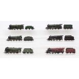 OO Gauge: A collection of six unboxed OO Gauge locomotives to include: Hornby, Mainline, kit built