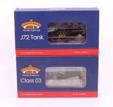 Bachmann: A boxed Bachmann, OO Gauge, LNER J72 Tank 2313, Reference 31-060; and Class 03 Diesel