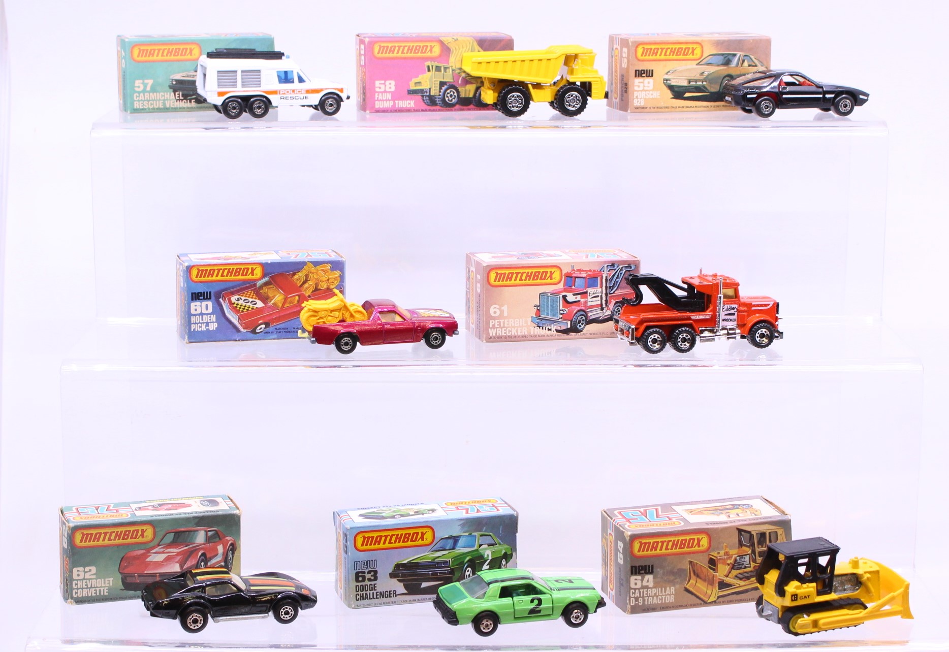 Matchbox: A collection of eight assorted boxed Matchbox 75 Series vehicles to comprise: Carmichael - Image 2 of 2