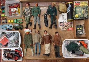 Action Man: A collection of assorted Action Man figures, vintage and modern included. Together