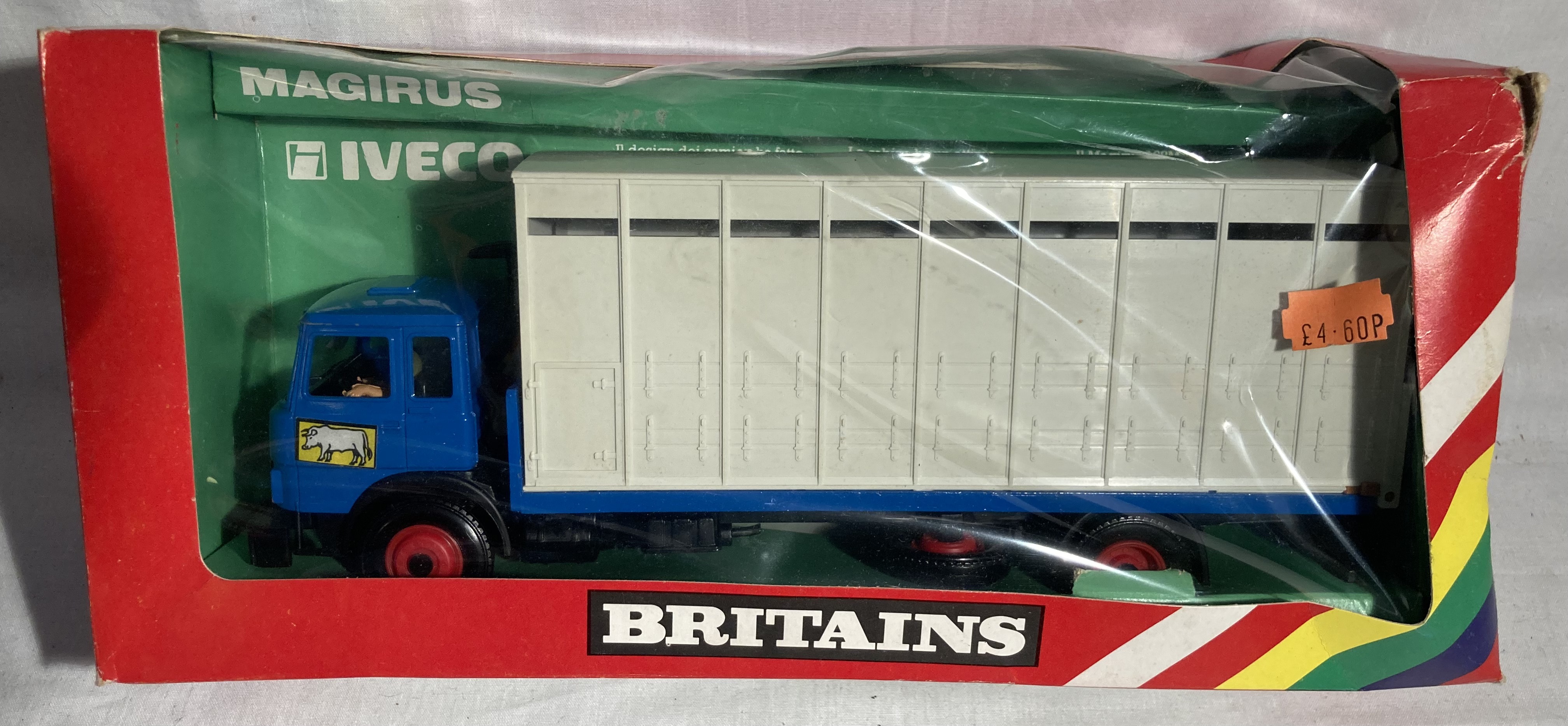 Britains: A collection of three boxed Britains Farm vehicles to include: Animal Transporter 9580, - Image 2 of 5