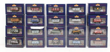 Bachmann: A collection of twenty assorted boxed Bachmann, OO Gauge rolling stock. General wear