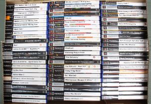 Playstation: A collection of approximately seventy (70) cased Playstation 2 games. The vendor