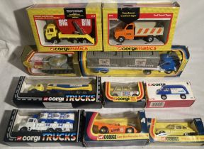 Corgi: A collection of assorted boxed Corgi vehicles, to include: Corgimatics, Corgi trucks, cars,