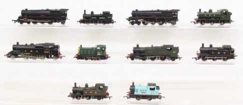 OO Gauge: A collection of ten assorted unboxed OO Gauge locomotives to comprise: Hornby, Triang,