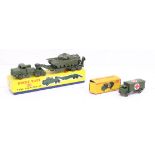 Dinky: A boxed Dinky Toys, Tank Transporter, Reference No. 660, with Centurion Tank. Together with a