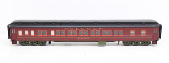 J&M Models: A Gauge 1, Pullman, 'Mark Twain' car, Handcrafted in England by J&M Models Ltd for Gauge