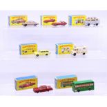 Matchbox: A collection of seven assorted boxed Matchbox 75 Series vehicles to comprise: Mark Ten