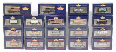 Bachmann: A collection of nineteen assorted boxed Bachmann, OO Gauge rolling stock. General wear