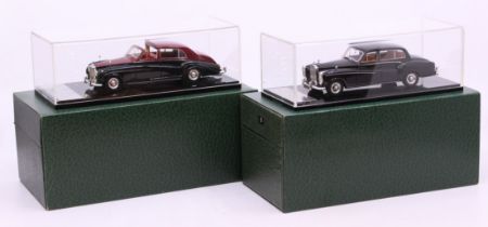 British Heritage Models: A pair of boxed 1:43 Scale British Heritage Models (BHM) vehicles: The