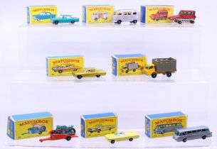 Matchbox: A collection of eight assorted boxed Matchbox 75 Series vehicles to comprise: Ford