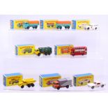 Matchbox: A collection of eight assorted boxed Matchbox 75 Series vehicles to comprise: Mercedes
