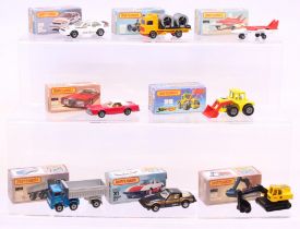 Matchbox: A collection of eight assorted boxed Matchbox 75 Series vehicles to comprise: Audi Quattro