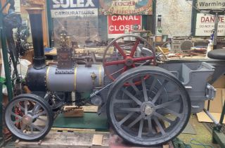 Live Steam: A 4” Burrell Traction Engine. Completed approximately 2015. Latest Boiler certificate