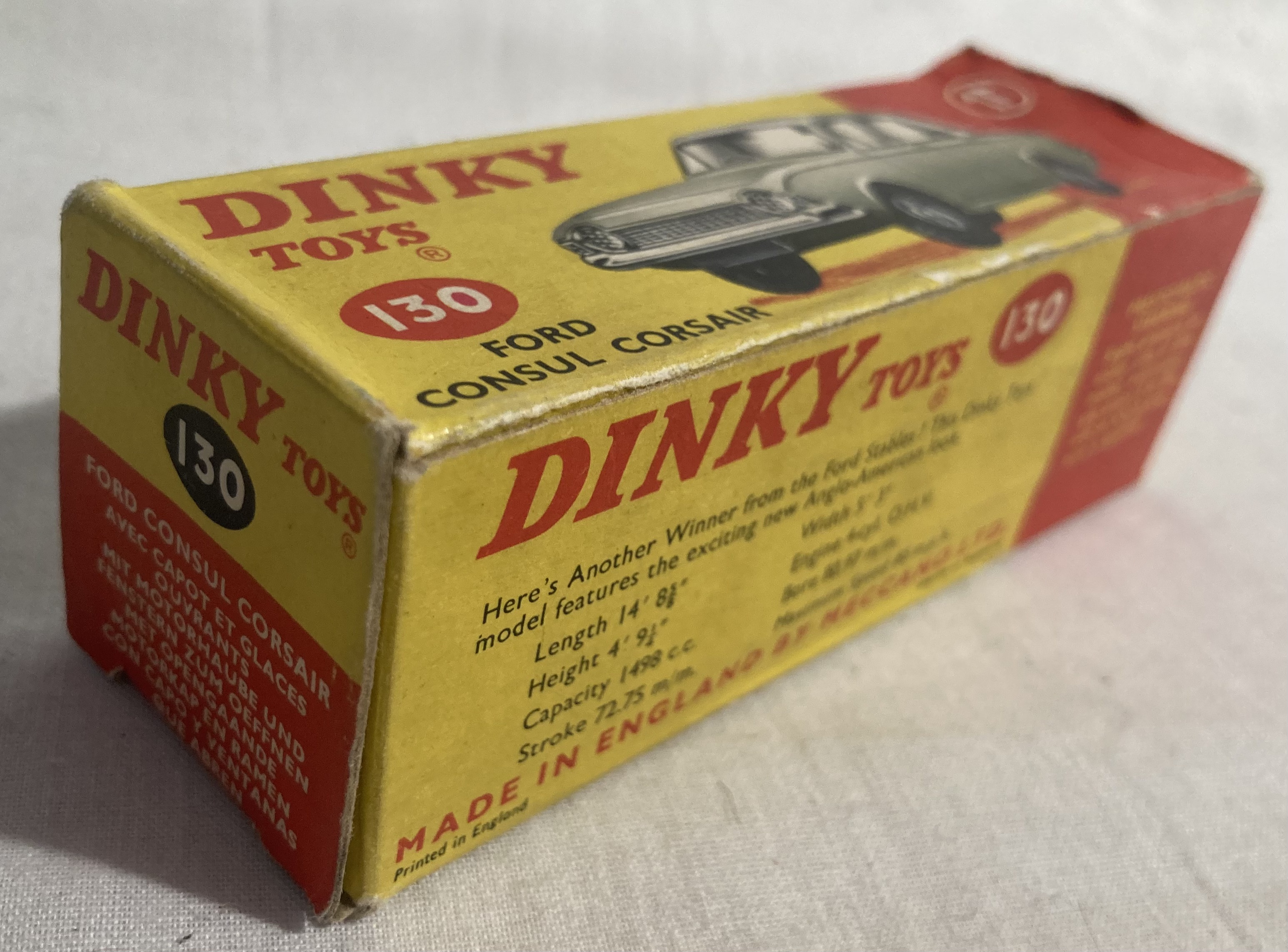 Dinky: A boxed Dinky Toys, Ford Consul Corsair 130, together with another boxed Dinky Toys Ford - Image 5 of 7