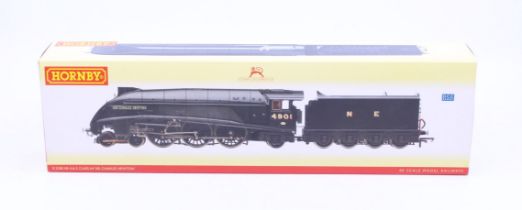 Hornby: A boxed Hornby, OO Gauge, NE 4-6-2 Class A4 Locomotive and Tender 'Sir Charles Newton',