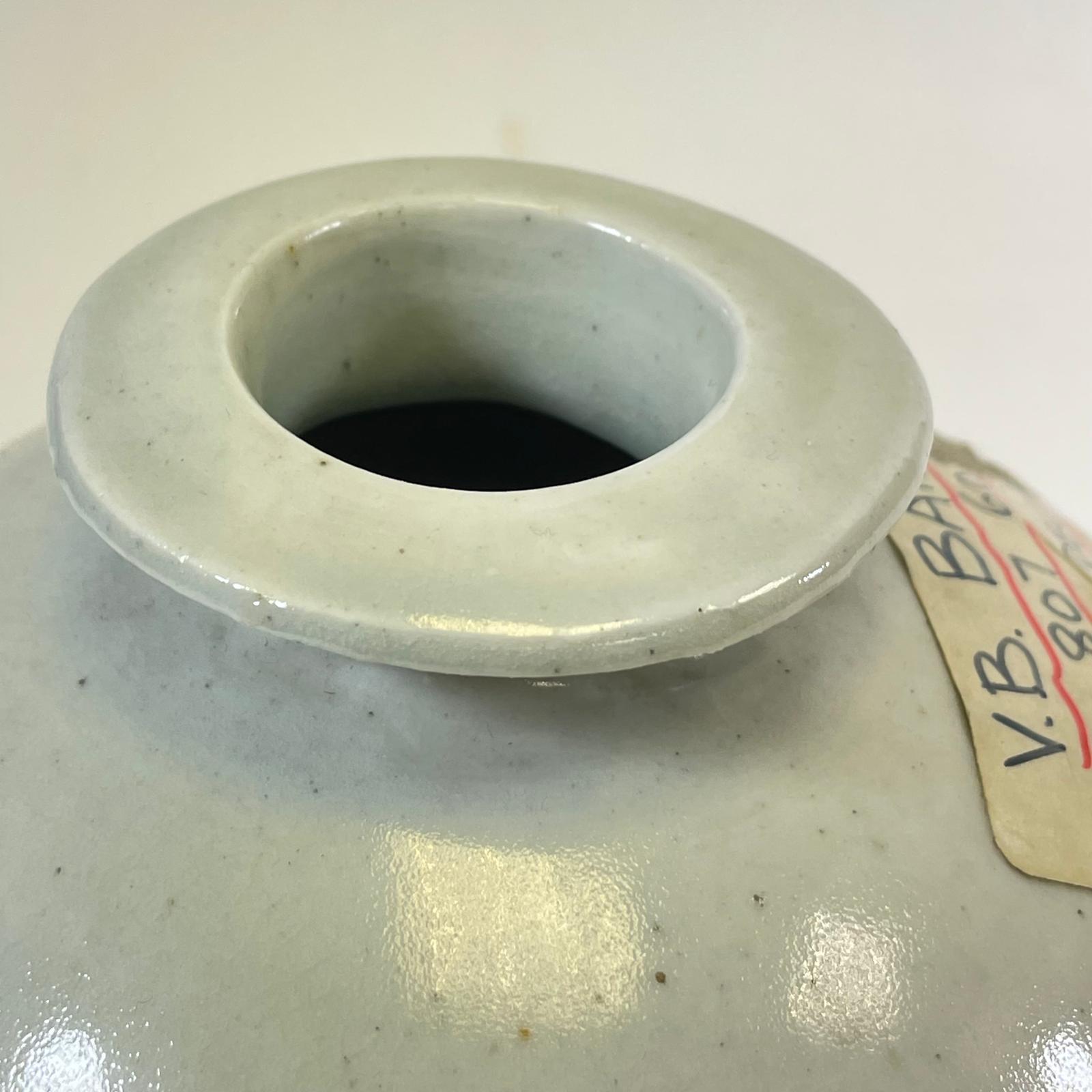 Bernard Leach Stoneware Vase Tenmoku Type Glaze BL & St Ives Marks  Height: 17cm  Width: 19cm - Image 3 of 6