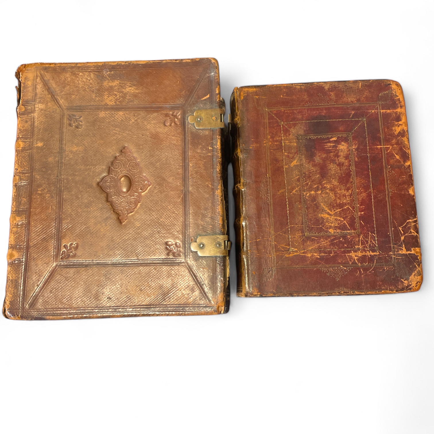 A leather bound Holy Bible 1716 printed by John Baskett, printer to the King, also a 19th Century - Image 2 of 2