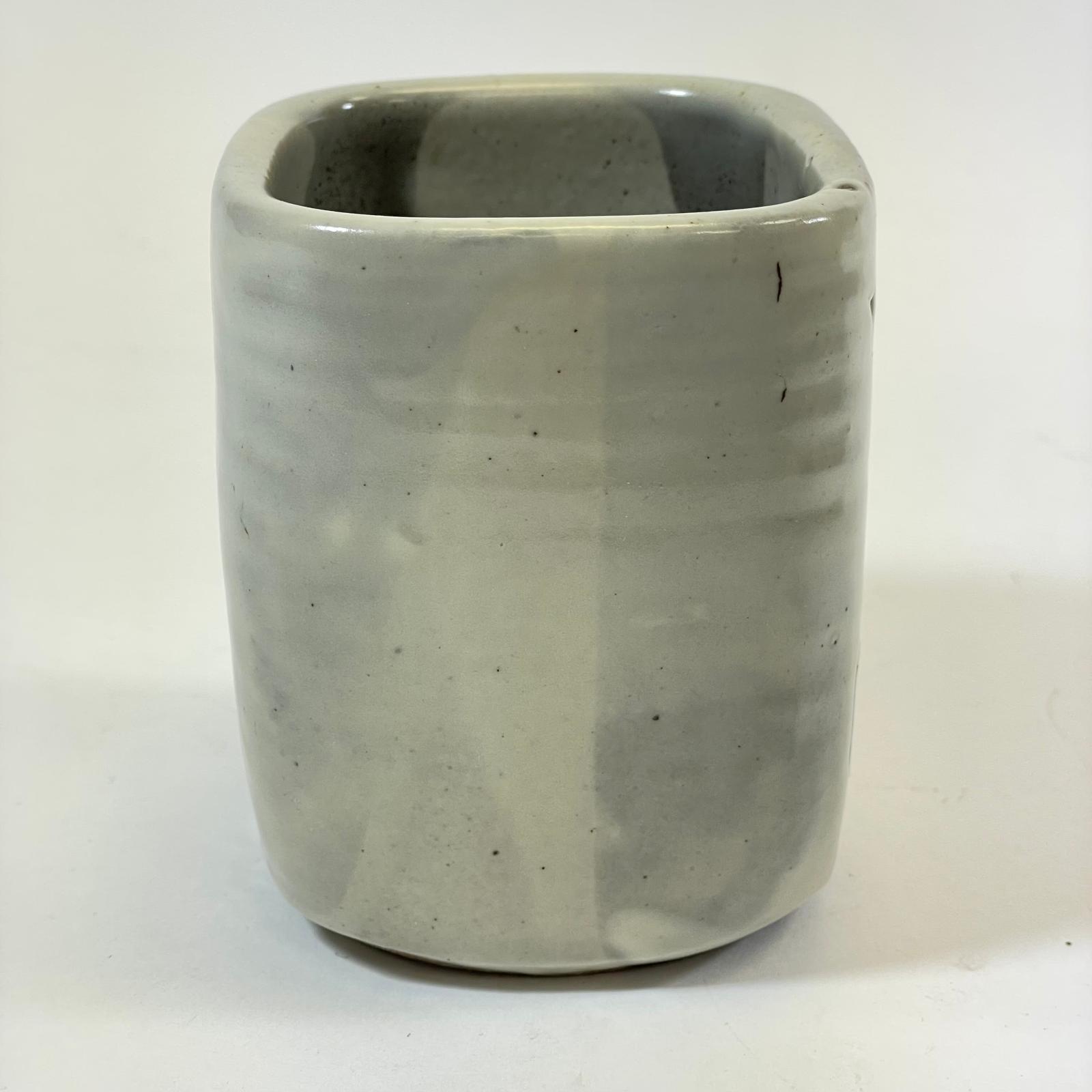 Bernard Leach Style Stoneware Vase Unmarked Height: 10cm  No chips or cracks, Age related wear. - Image 3 of 6