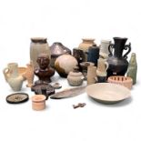 Collection Of  Various Studio & Other Pottery Including Steve Booton Etc,. (25)  Some Nicks, Chips &