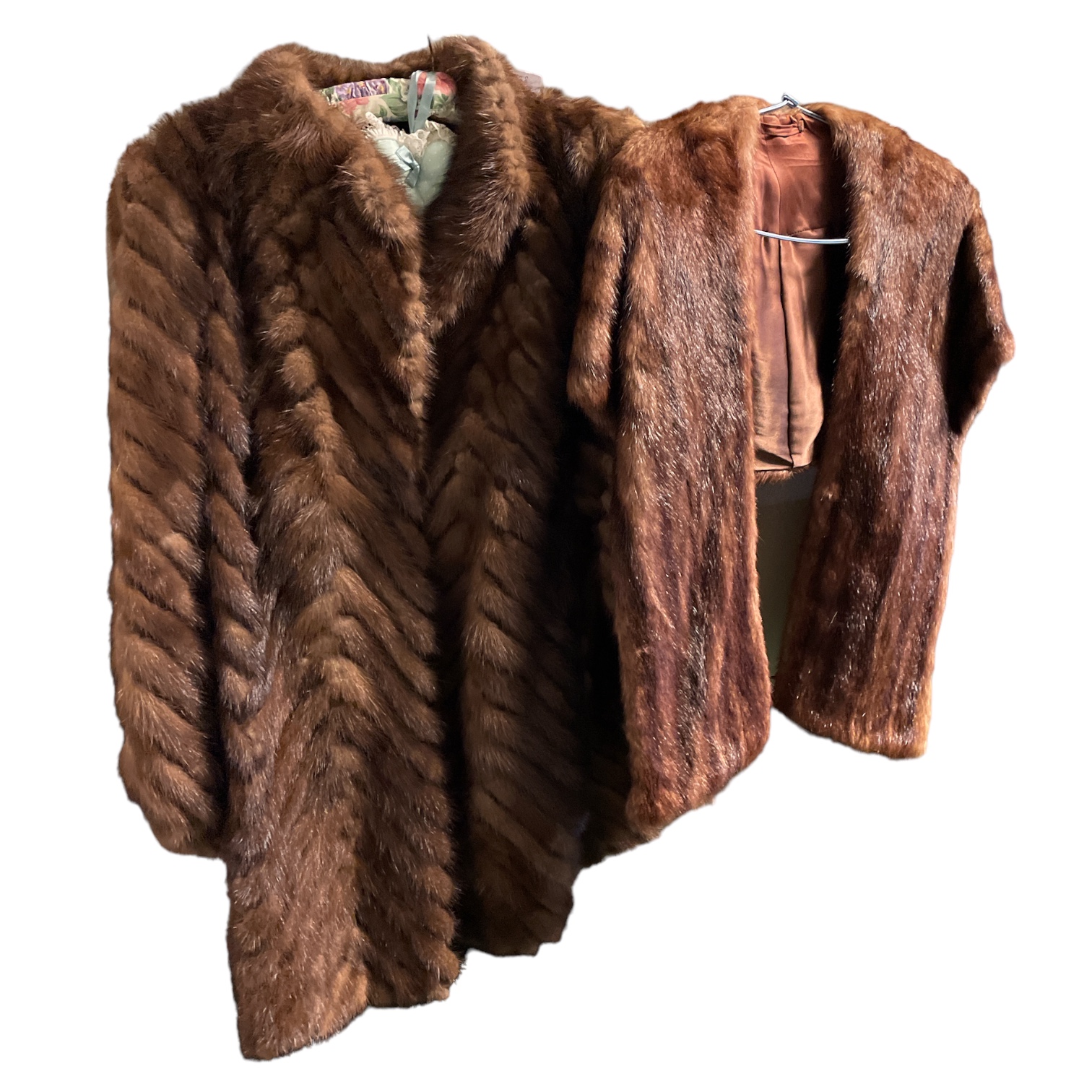 ***AWAY*** A vintage mink jacket and stole