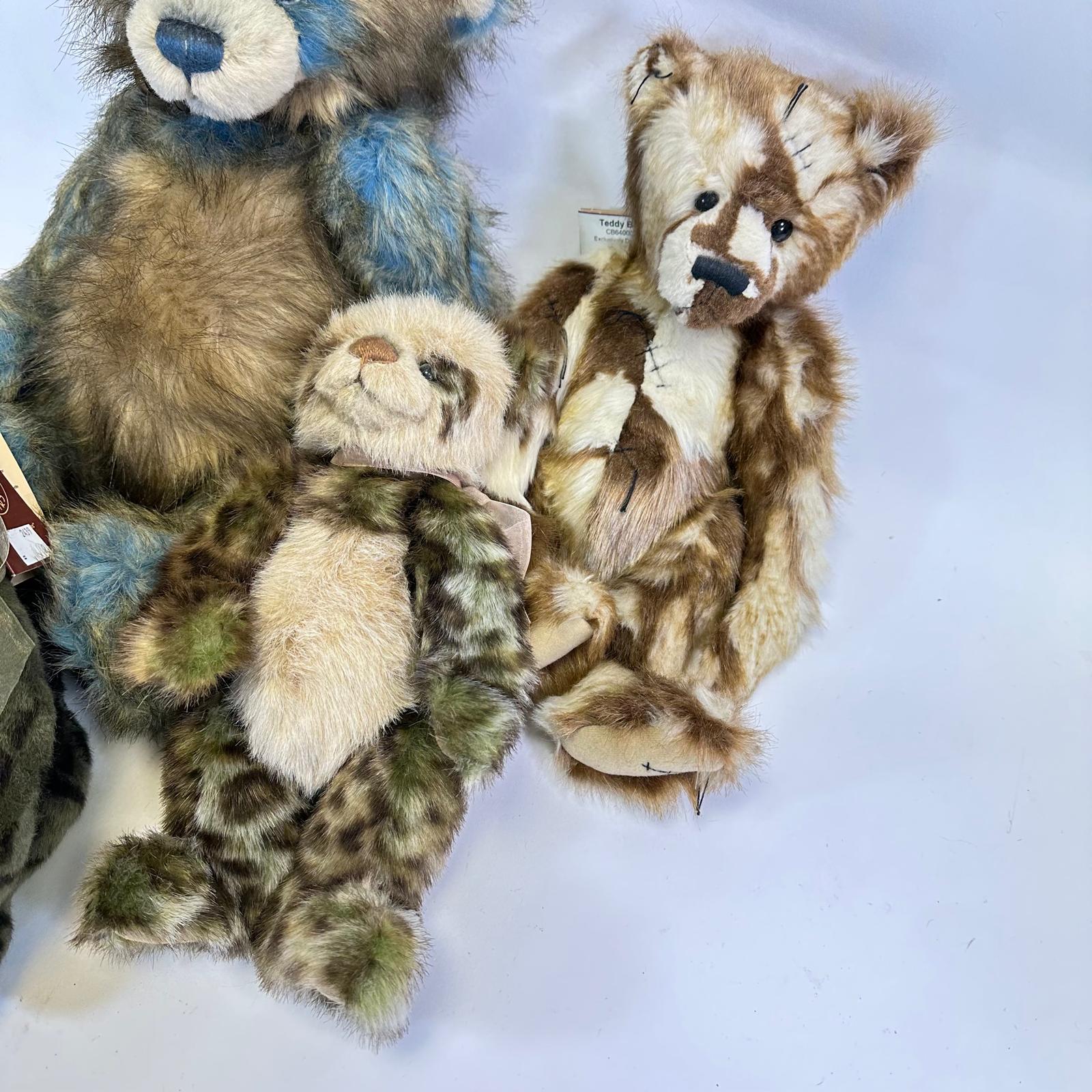 A Group Of 4 Charlie Bear Soft Toys Including Smidgen 30cm, Dakota 44cm, Teddy Bump 34cm & Olive - Image 2 of 4