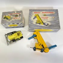 Two Boxed Dinky Super Toys 961 Blaw-Knox Bulldozer and 964 Elevator Loader