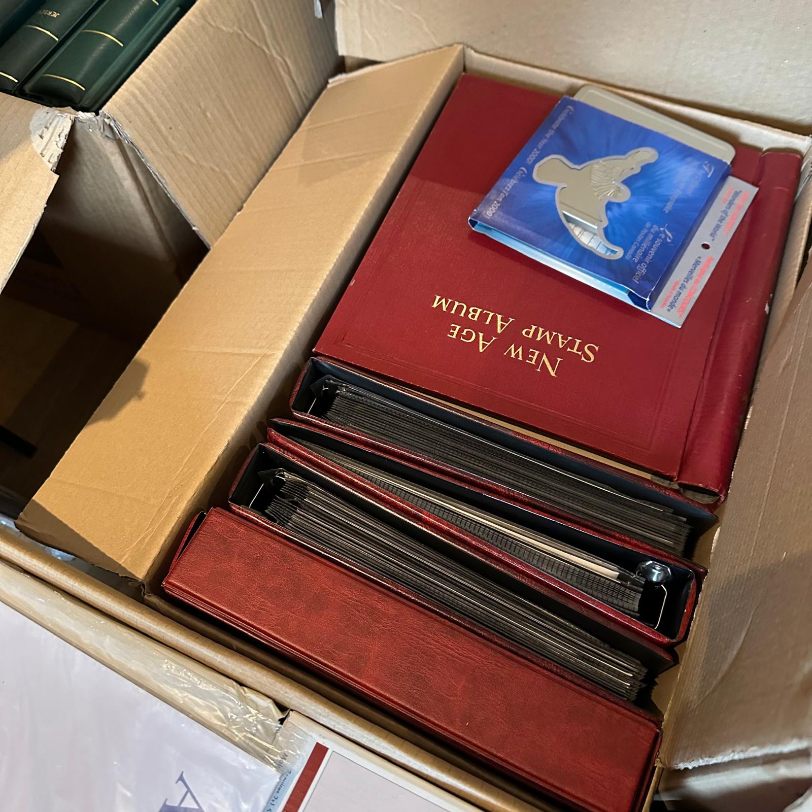 An large stamp collection in albums and loose, world collection contained in 21 boxes - Image 5 of 21