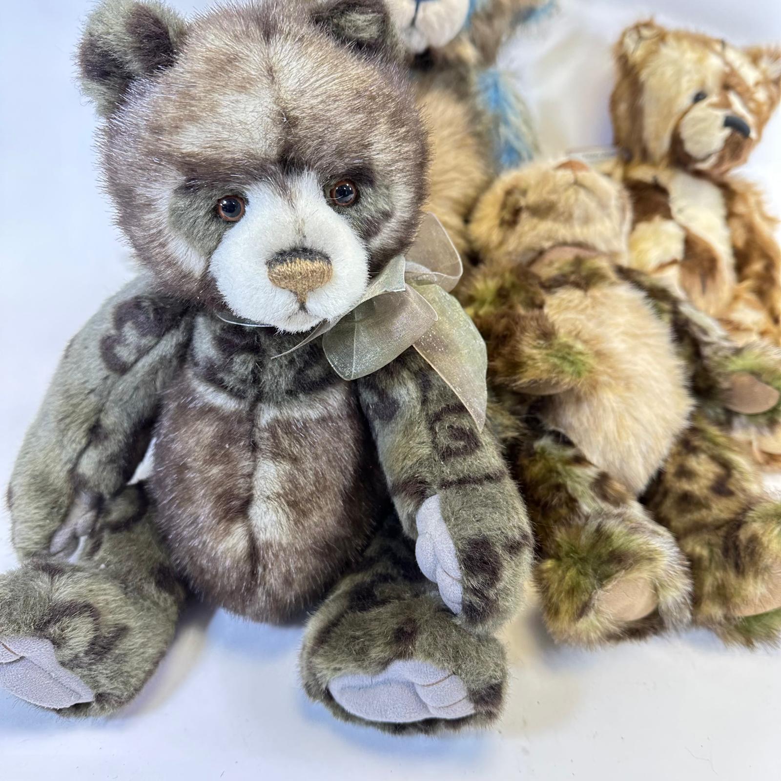 A Group Of 4 Charlie Bear Soft Toys Including Smidgen 30cm, Dakota 44cm, Teddy Bump 34cm & Olive - Image 4 of 4