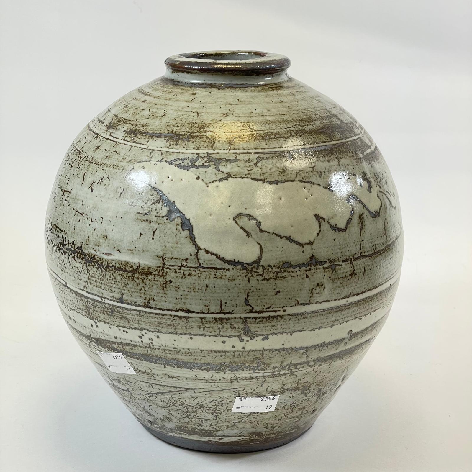 Bernard Leach Stoneware Vase Impressed Marks Probably BL & St Ives Marks  Marks Obscured. Height: - Image 3 of 6