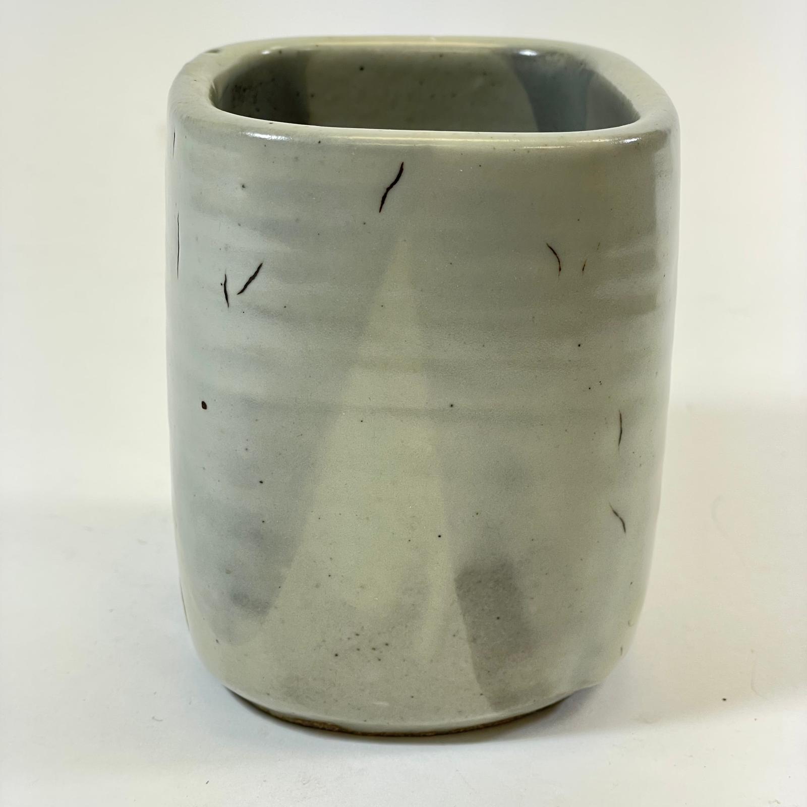Bernard Leach Style Stoneware Vase Unmarked Height: 10cm  No chips or cracks, Age related wear. - Image 2 of 6