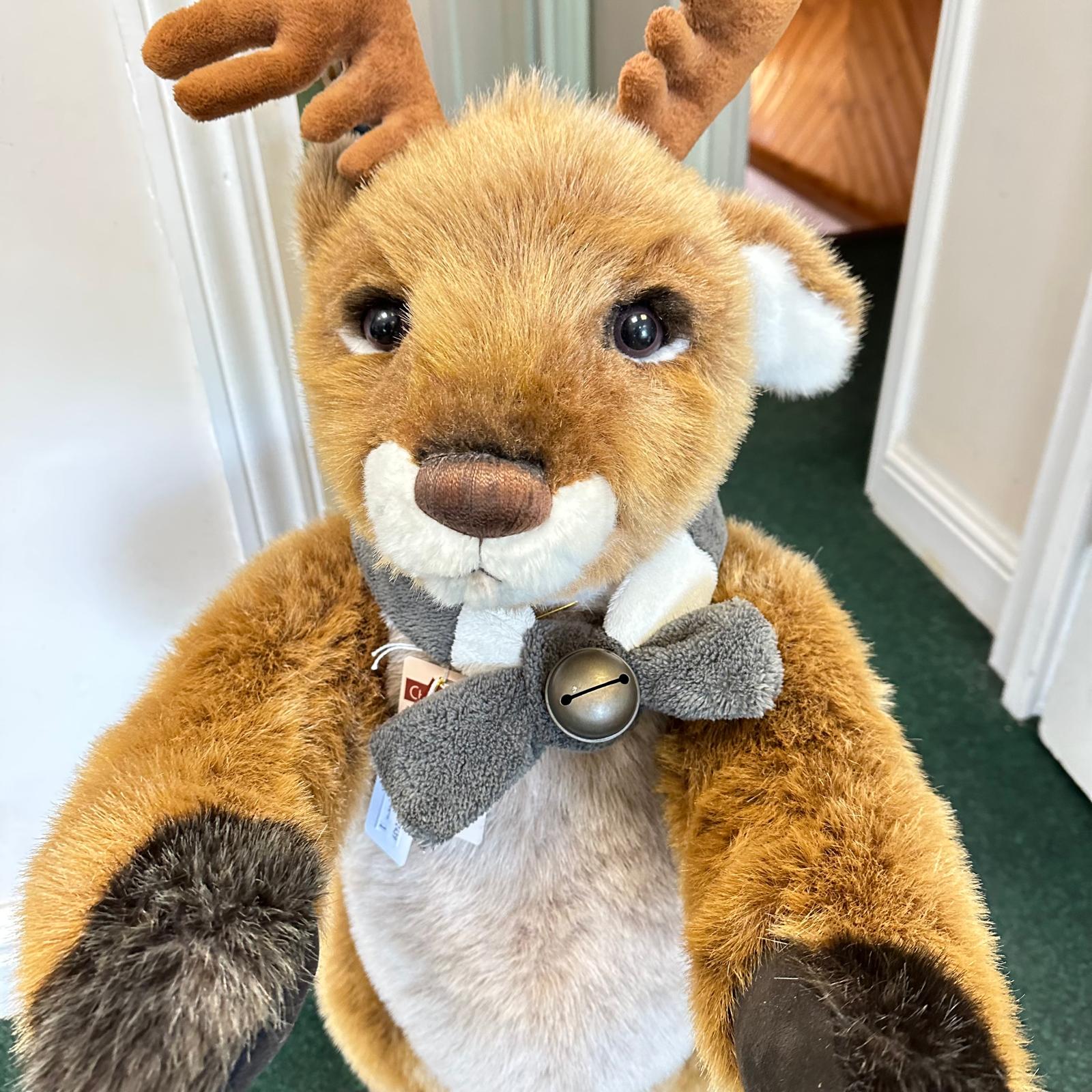 A Charlie Bear Limited Edition Skyfall Large Reindeer Limited 344 of 1000 Pieces In Good Condition - Bild 2 aus 3